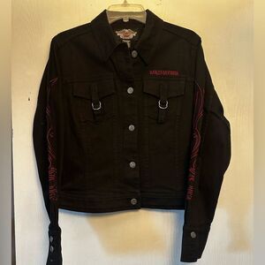 Harley-Davidson Women's Black Jean Jacket
